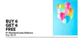 Michaels 11 Standard Latex Balloons offer
