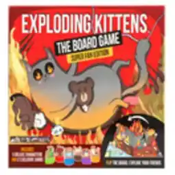 Staples Exploding Kittens The Board Game (Super Fan Edition) offer
