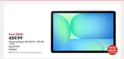 Staples Samsung Galaxy Tab S10 FE - 128 GB - Gray offer
