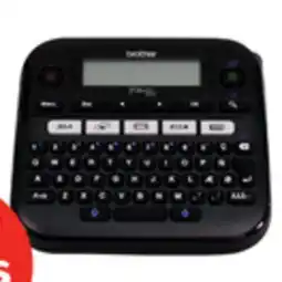 Staples Brother P-Touch PTD210BK Easy-to-Use Label Maker offer