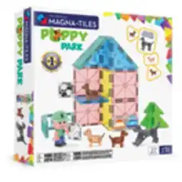 Staples MAGNA TILES Puppy Park 27-Piece Magnetic Construction Set offer