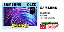 2001 Audio Video SAMSUNG OLED 4K Tizen OS Smart TV offer