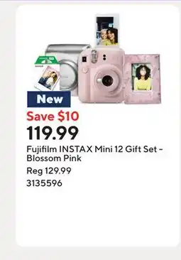 Staples Fujifilm INSTAX Mini 12 Gift Set - Blossom Pink offer