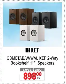 2001 Audio Video KEF 2-Way Bookshelf HiFi Speakers offer