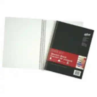 Staples Hilroy Studio Pro Sketch Book, 8-1/2î x 11î, White, 50 lb. Paper Stock, 100 Sheets offer