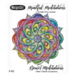 Staples Crayola Mindful Meditations Mandala Colouring Book offer
