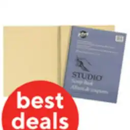 Staples Hilroy Scrapbook with Oversized Coil Binding, Manila, 14 x 11, 20 Sheets offer