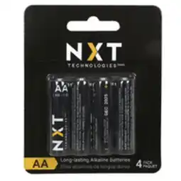 Staples AA Alkaline Battery, 4 pk offer