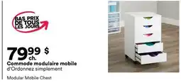 Michaels Commode modulaire mobile d'Ordonnez simplement offer