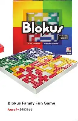 Staples Blokus Family Fun Game offer