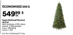 Michaels Sapin Rothwell illuminé de 9 pi offer