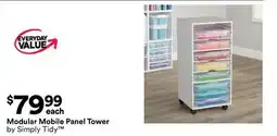 Michaels Modular Mobile Panel Tower by Simply Tidy offer