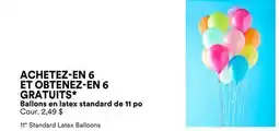 Michaels Ballons en latex standard de 11 po offer