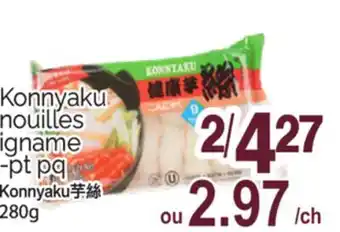 T&T Supermarket KONNYAKU NOUILLES IGNAME -PT PQ, 280G offer