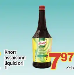 T&T Supermarket KNORR ASSAISONN LIQUID ORI, 1L offer