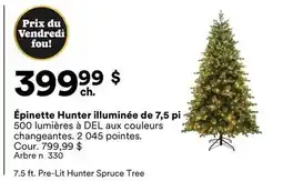 Michaels Épinette Hunter illuminée de 7,5 pi offer