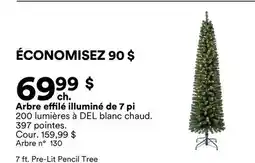Michaels Arbre effilé illuminé de 7 pi offer