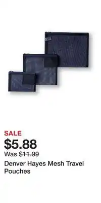 Mark's Denver Hayes Mesh Travel Pouches offer