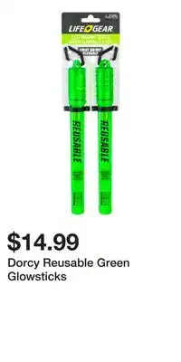 Mark's Dorcy Reusable Green Glowsticks offer