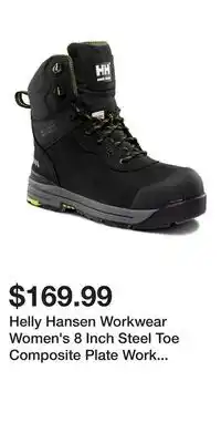 Mark's Helly Hansen Workwear Women's 8 Inch Steel Toe Composite Plate Work Bergen Waterproof Work Boots offer