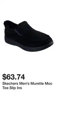 Mark's Skechers Men's Murette Moc Toe Slip Ins offer