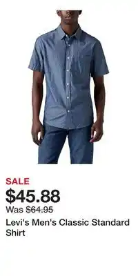 Mark's Levi's Men's Classic Standard Shirt offer