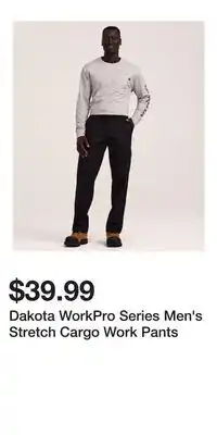 Mark's Dakota WorkPro Series Men's Stretch Cargo Work Pants offer