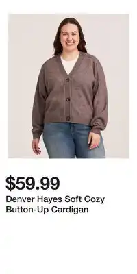 Mark's Denver Hayes Soft Cozy Button-Up Cardigan offer