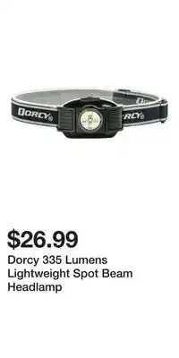Mark's Dorcy 335 Lumens Lightweight Spot Beam Headlamp offer