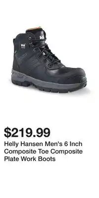 Mark's Helly Hansen Men's 6 Inch Composite Toe Composite Plate Work Boots offer