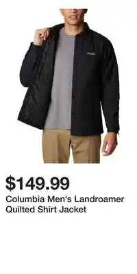 Mark's Columbia Men's Landroamer Quilted Shirt Jacket offer