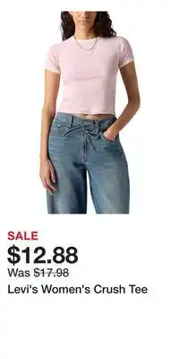 Mark's Levi's Women's Crush Tee offer