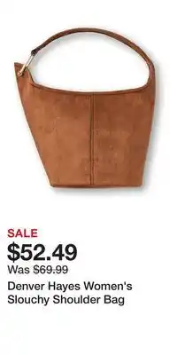 Mark's Denver Hayes Women's Slouchy Shoulder Bag offer