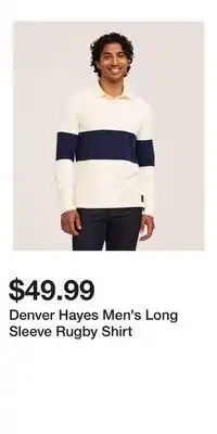 Mark's Denver Hayes Men's Long Sleeve Rugby Shirt offer