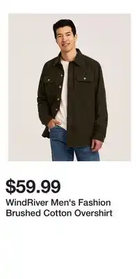 Mark's WindRiver Men's Fashion Brushed Cotton Overshirt offer
