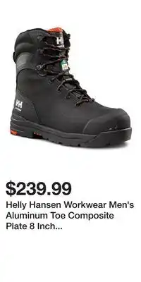 Mark's Helly Hansen Workwear Men's Aluminum Toe Composite Plate 8 Inch High Abrasion Waterproof Work Boots offer