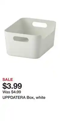 IKEA UPPDATERA Box, white offer
