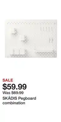 IKEA SKÅDIS Pegboard combination offer