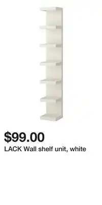 IKEA LACK Wall shelf unit, white offer