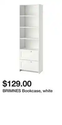 IKEA BRIMNES Bookcase, white offer