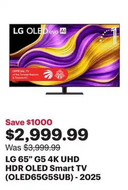 Best Buy LG 65 G5 4K UHD HDR OLED Smart TV (OLED65G5SUB) - 2025 offer