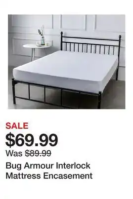 TSC Stores Bug Armour Interlock Mattress Encasement offer