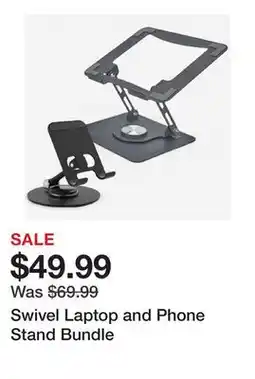 TSC Stores Swivel Laptop and Phone Stand Bundle offer