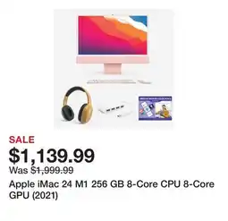 TSC Stores Apple iMac 24 M1 256 GB 8-Core CPU 8-Core GPU (2021) offer