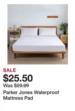 TSC Stores Parker Jones Waterproof Mattress Pad offer