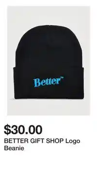 Holt Renfrew BETTER GIFT SHOP Logo Beanie offer