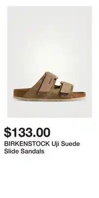 Holt Renfrew BIRKENSTOCK Uji Suede Slide Sandals offer