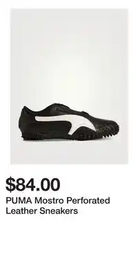 Holt Renfrew PUMA Mostro Perforated Leather Sneakers offer