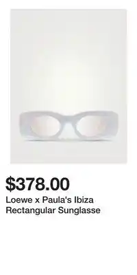 Holt Renfrew Loewe x Paula's Ibiza Rectangular Sunglasse offer
