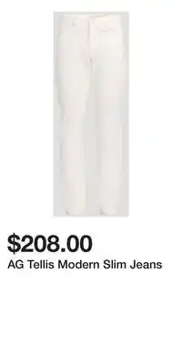 Holt Renfrew AG Tellis Modern Slim Jeans offer